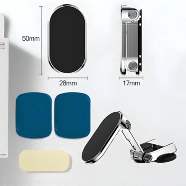 SOPORTE PORTA CELULAR MAGNÉTICO 360° AUTO UNIVERSAL PLEGABLE - 7