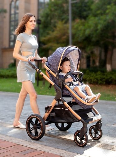 COCHE CUNA CRUSEC BEBÉ 5 EN 1 PLEGABLE MULTIFUNCIONAL Y ACCESORIOS NEGRO - 2
