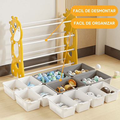 ORGANIZADOR CRUSEC ALMACENAMIENTO JUGUETES NIÑOS 12 PZ - 2
