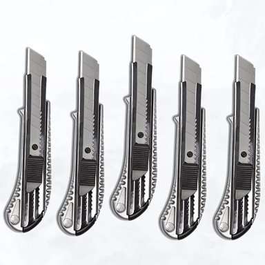 SET CRUSEC 5 PIEZAS CUTTER CUCHILLO CORTADOR CON CAMBIO RAPIDO - 1