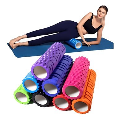 RODILLO CRUSEC RESINA YOGA MASAJE MUSCULAR EJERCICIO - 1