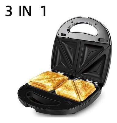 SANDWICHERA CRUSEC 3 EN 1 MULTIUSO DESAYUNO, TOSTADAS, WAFFLES - 3