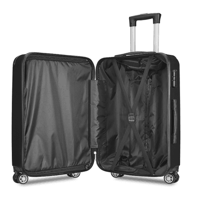 SET DE 3 MALETAS DE VIAJE EQUIPAJE RESISTENTE CON CERRADURA - 2