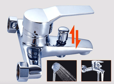 KIT CRUSEC MEZCLADOR MONOMANDO GRIFO Y DUCHA PARA BAÑO - 4