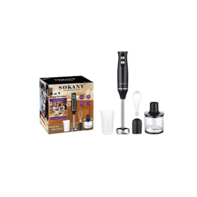 Batidora De Mano 4 En 1 Con Cuchillas Extraibles 500w - 1