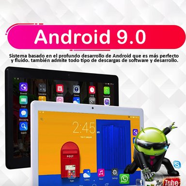 TABLET INTELIGENTE 10 PULGADAS 32GB ROM, 2 GB RAM + FUNDA - 5