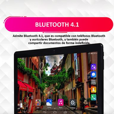 TABLET INTELIGENTE 10 PULGADAS 32GB ROM, 2 GB RAM + FUNDA - 6