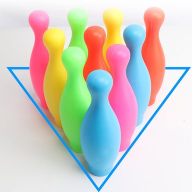 JUEGO DE BOWLING DE PLÁSTICO PARA NIÑOS 10 PINES + 2 PELOTAS - 3