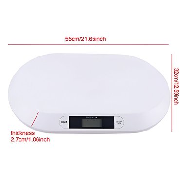 BALANZA CRUSEC ELECTRÓNICA PARA BEBES, BÁSCULA DIGITAL 20KG - 4
