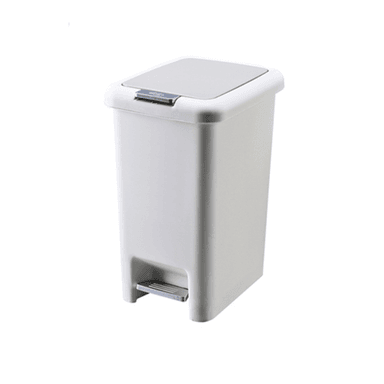 BASURERO CRUSEC COCINA CON PEDAL Y APERTURA A PRESIÓN 8 LITROS - 1