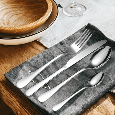 SET DE 24 CUBIERTOS DE ACERO INOXIDABLE DELUXE - 5