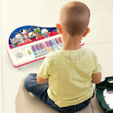 PIANO CRUSEC INFANTIL MUSICAL ANIMALES LUCES Y MELODÍAS INTERACTIVO M1 - 3
