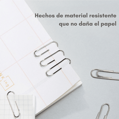 CLIPS PARA PAPEL CAJA DE 100 PIEZAS DELI - 4