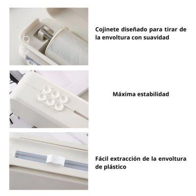 MÁQUINA DISPENSADORA DE FILM ENVOLTURA PLASTICO PARA COMIDA - 3