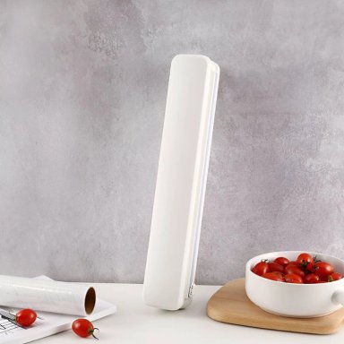 MÁQUINA DISPENSADORA DE FILM ENVOLTURA PLASTICO PARA COMIDA - 4