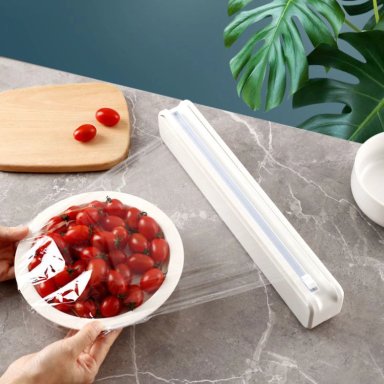 MÁQUINA DISPENSADORA DE FILM ENVOLTURA PLASTICO PARA COMIDA - 5