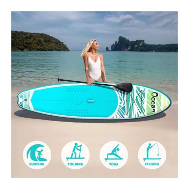 TABLA STAND UP PADDLE CRUSEC PVC (SUP) + ACCESORIOS DEPORTES ACUATICOS - 4
