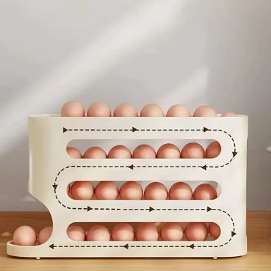 PACK 2 SOPORTE DE HUEVOS 4 NIVELES DESLIZANTE - 5
