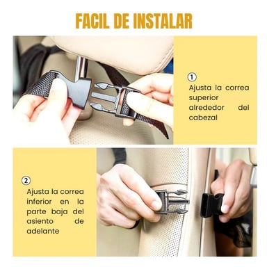 PACK 2 BOLSAS DE ALMACENAMIENTO PARA RESPALDO AUTO - 3