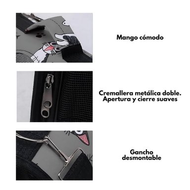 BOLSO PERROS Y GATOS CRUSEC TRASLADO RAZA PEQUEÑA - 5