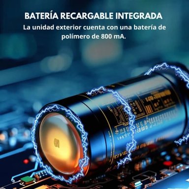 TIMBRE INALÁMBRICO CON VIDEOCAMARA LARGA DISTANCIA - 5