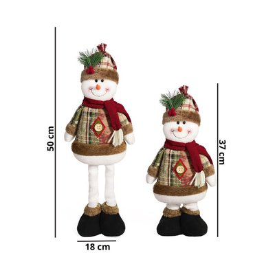 SET 3 ADORNOS NAVIDEÑOS MUÑECOS EXTENSIBLES - 4