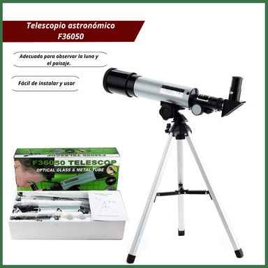 TELESCOPIO ASTRÓNOMICO MONOCULAR CON TRIPODE F36050 - 2