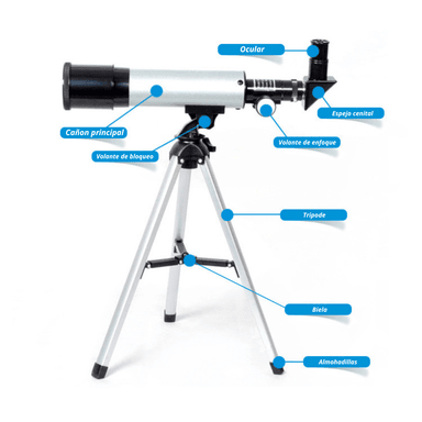 TELESCOPIO ASTRÓNOMICO MONOCULAR CON TRIPODE F36050 - 5