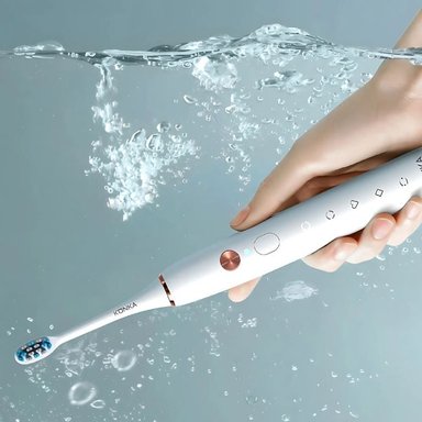CEPILLO DE DIENTES ELÉCTRICO CON 5 CABEZAS DE REPUESTO - BLANCO - 3