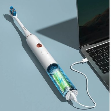 CEPILLO DE DIENTES ELÉCTRICO CON 5 CABEZAS DE REPUESTO - BLANCO - 4