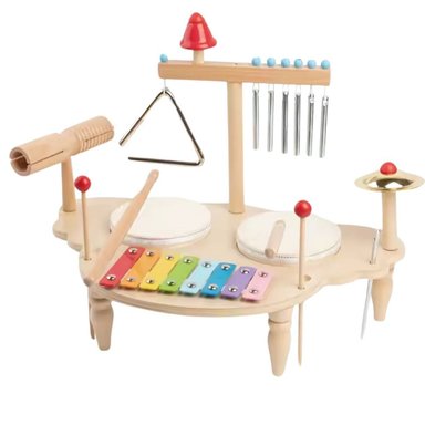 INSTRUMENTO DE PERCUSIÓN MUSICAL ORFF MADERA CENTRO MUSICAL - 1