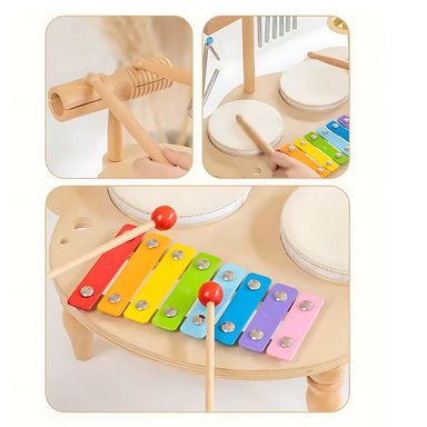 INSTRUMENTO DE PERCUSIÓN MUSICAL ORFF MADERA CENTRO MUSICAL - 6