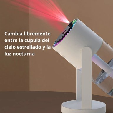 HUMIDIFICADOR USB CON PROYECCIÓN LUZ CIELO ESTRELLAS PORTÁTIL - 4