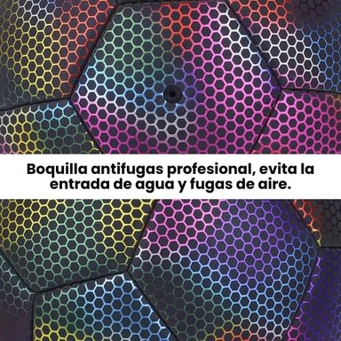 PELOTA DE FUTBOL FLUORESCENTE REFLECTANTE LUMINOSO - 5