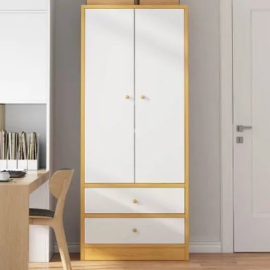 ARMARIO CLOSET DE MADERA 60X40X180 CON 2 PUERTAS DORMITORIO - 3