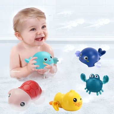 KIT 5 JUGUETES PARA BAÑO DUCHA BAÑERA PARA BEBE  NIÑOS - 2