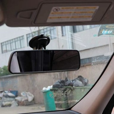 ESPEJO RETROVISOR INTERIOR UNIVERSAL PANORAMICO AUTO - 4