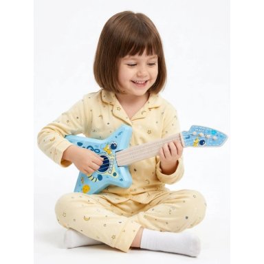 MINI GUITARRA DE JUGUETE MUSICAL DIDACTICA - 1