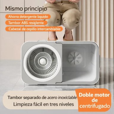 MOPA GIRATORIA CON BALDE DE ACERO INOXIDABLE - 6