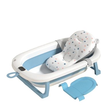 BAÑERA PLEGABLE TEMPERATURA TINA DE BAÑO PORTATIL PARA BEBES - 1