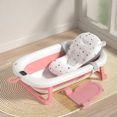 BAÑERA PLEGABLE TEMPERATURA TINA DE BAÑO PORTATIL PARA BEBES - 2