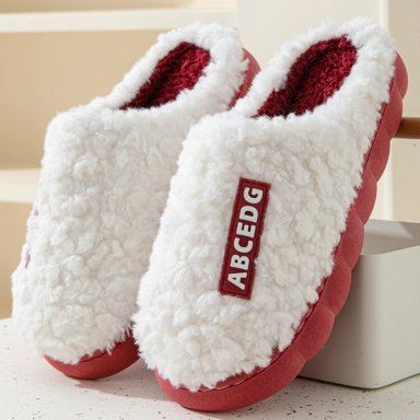 PANTUFLAS DE ALGODON DE OTOÑO E INVIERNO PARA PAREJAS - 4