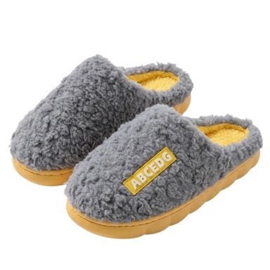 PANTUFLAS DE ALGODON DE OTOÑO E INVIERNO PARA PAREJAS - 1
