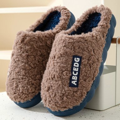 PANTUFLAS DE ALGODON DE OTOÑO E INVIERNO PARA PAREJAS - 2