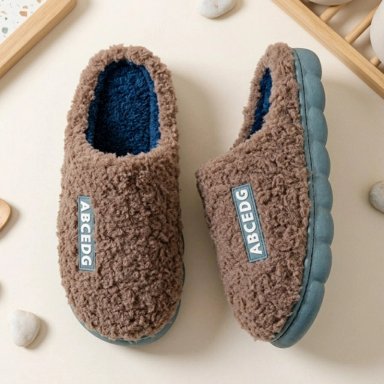 PANTUFLAS DE ALGODON DE OTOÑO E INVIERNO PARA PAREJAS - 3