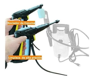 HIDROLAVADORA LERNEN HLP-1600 1600 W CON JABONERA ESPUMADOR 120BAR 5.5 L MIN - 3