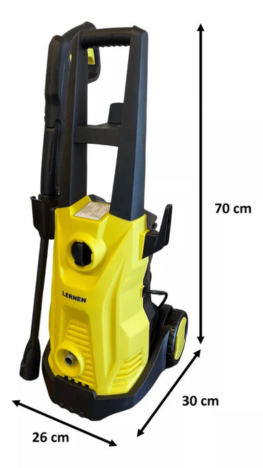 HIDROLAVADORA LERNEN HLP-1600 1600 W CON JABONERA ESPUMADOR 120BAR 5.5 L MIN - 4