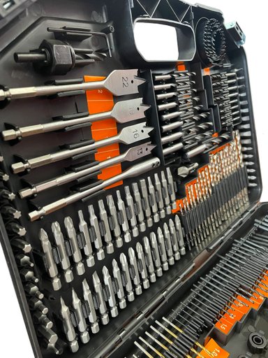MALETÍN LERNEN 246 PIEZAS PUNTAS TALADRO BROCAS DADOS - 4