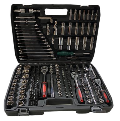 JUEGO DE DADOS LERNEN 216 PIEZAS KIT DE HERRAMIENTAS - 1