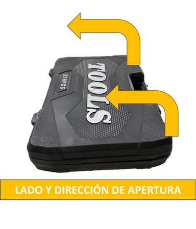 JUEGO DE DADOS LERNEN 216 PIEZAS KIT DE HERRAMIENTAS - 6